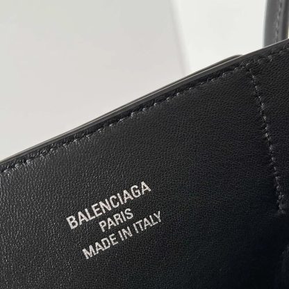 Balenciaga Women Bel Air Medium Carry All Bag in Black Smooth Calfskin 8054812ABAW1000 - 图片 9