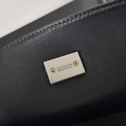 Balenciaga Women Bel Air Medium Carry All Bag in Black Smooth Calfskin 8054812ABAW1000 - 图片 8