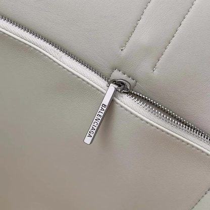Balenciaga Women Bel Air Medium Carry All Bag in Soya Smooth Calfskin 8054812ABAW9723 - 图片 9