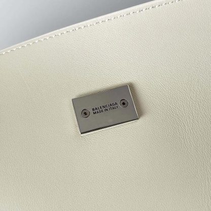 Balenciaga Women Bel Air Medium Carry All Bag in Soya Smooth Calfskin 8054812ABAW9723 - 图片 7