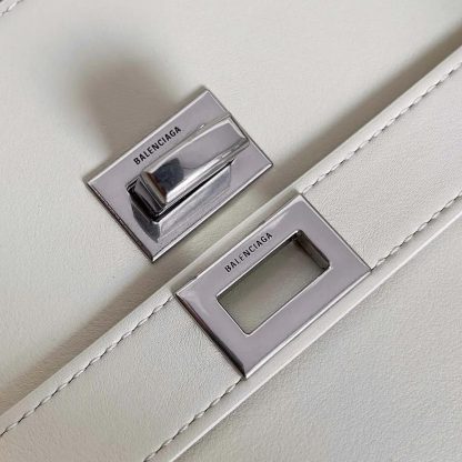 Balenciaga Women Bel Air Medium Carry All Bag in Soya Smooth Calfskin 8054812ABAW9723 - 图片 6