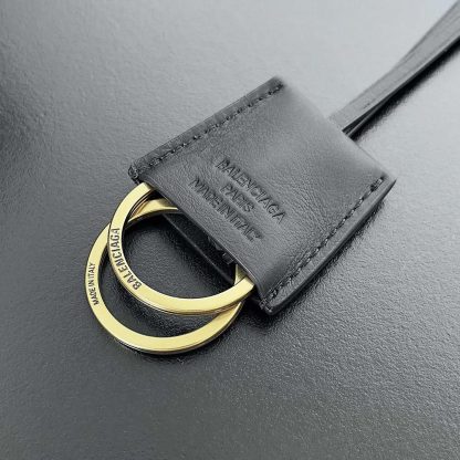Balenciaga Women Bel Air Small Carry All Bag in Black Smooth Calfskin-Gold - 图片 5
