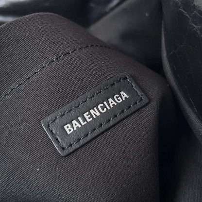 Balenciaga Women Monaco Large Chain Bag-Black - 图片 9