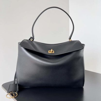 Balenciaga Women Rodeo Medium Handbag in Black 7897722AA4V1000 - 图片 2