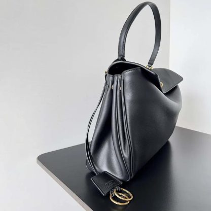Balenciaga Women Rodeo Medium Handbag in Black 7897722AA4V1000 - 图片 4