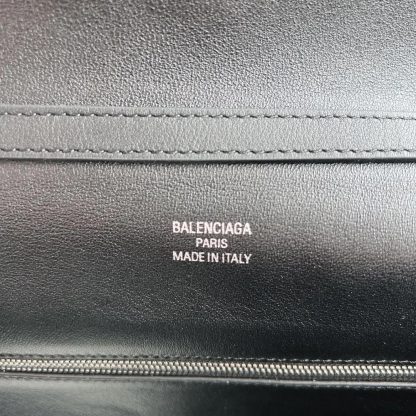 Balenciaga Women Rodeo Medium Handbag in Black Smooth Calfskin-Silver - 图片 9