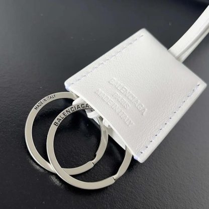Balenciaga Women Rodeo Medium Handbag in White Smooth Calfskin-Silver - 图片 10