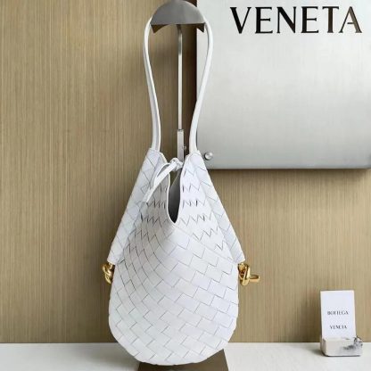 Bottega Veneta Women Small Solstice Shoulder Bag-White - 图片 2