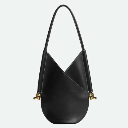 Bottega Veneta Women Small Solstice Shoulder Bag in Calf Leather with Signature Knot Details - 图片 2
