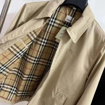 Burberry Men Gabardine Harrington Jacket 80710571 - 图片 6