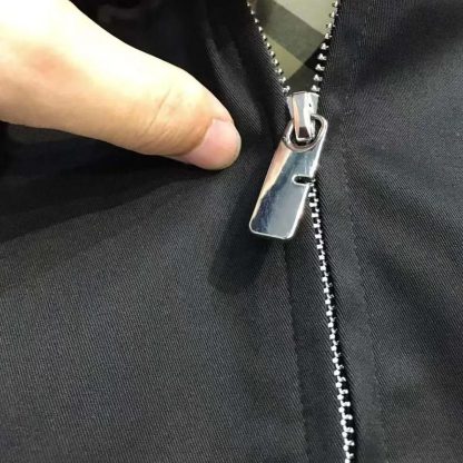 Burberry Men Gabardine Harrington Jacket-Black 80710561 - 图片 8