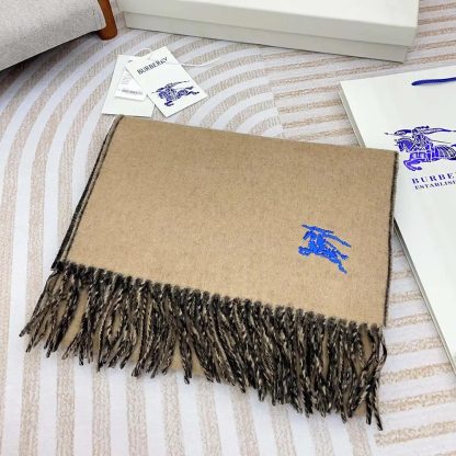 Burberry Unisex Reversible Cashmere Scarf-Beige 80778271 - 图片 4