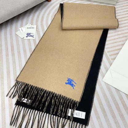 Burberry Unisex Reversible Cashmere Scarf-Beige 80778271 - 图片 2