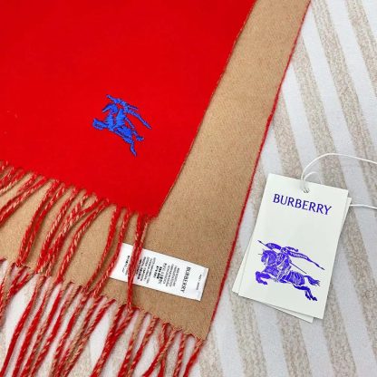 Burberry Unisex Reversible Cashmere Scarf-Red 80778231 - 图片 6