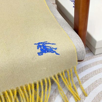 Burberry Unisex Reversible Cashmere Scarf-Yellow 80791911 - 图片 6