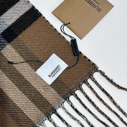 Burberry Unisex Reversible EKD Cashmere Scarf 80737681 - 图片 5