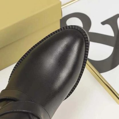 Burberry Women House Check and Leather Ankle Boots 80568181 - 图片 8