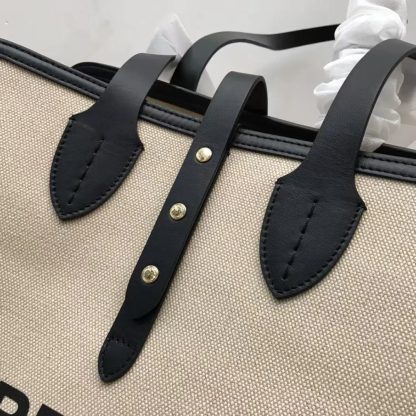 Burberry Women The Medium Soft Cotton Canvas Belt Bag-Beige - 图片 7