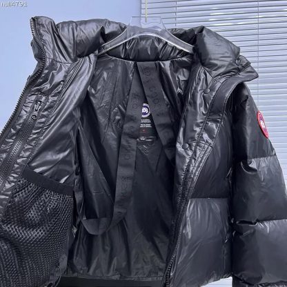 Canada Goose Men Cypress Cropped Puffer in Recycled Feather-Light Ripstop Shiny-Black - 图片 10