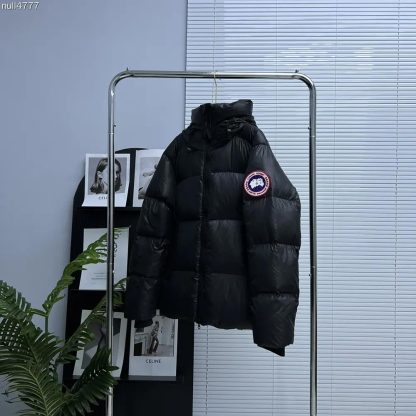 Canada Goose Men Cypress Puffer with Recycled Feather-Light-Ripstop-Black - 图片 4
