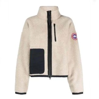 Canada Goose Women Beige Simcoe Fleece Jacket