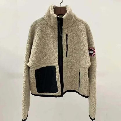 Canada Goose Women Beige Simcoe Fleece Jacket - 图片 2