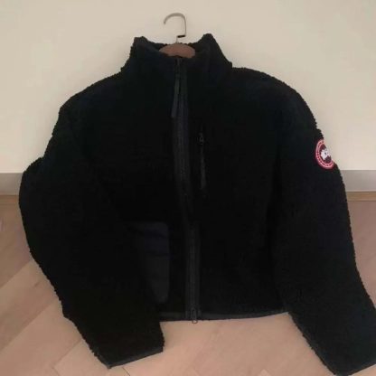Canada Goose Women Beige Simcoe Fleece Jacket-Black - 图片 4