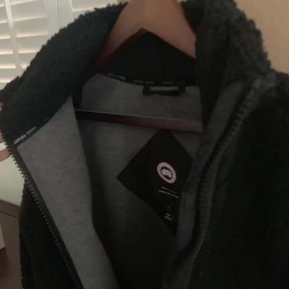 Canada Goose Women Beige Simcoe Fleece Jacket-Black - 图片 6