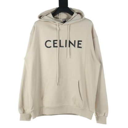 Celine Women Loose Hoodie in Cotton Fleece 2Y321765N - 图片 2