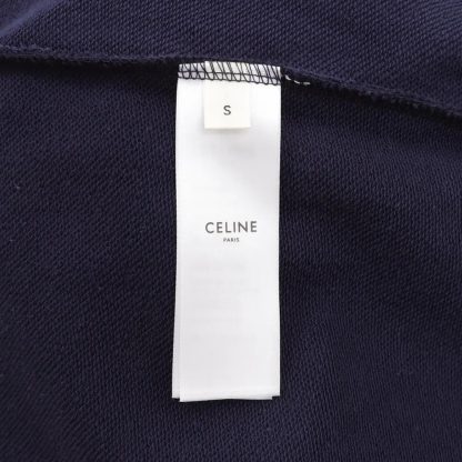Celine Women Loose Sweatshirt in Cotton Fleece 2Y05G670Q - 图片 9