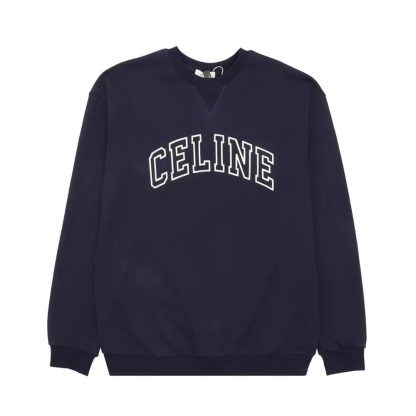 Celine Women Loose Sweatshirt in Cotton Fleece 2Y05G670Q - 图片 2