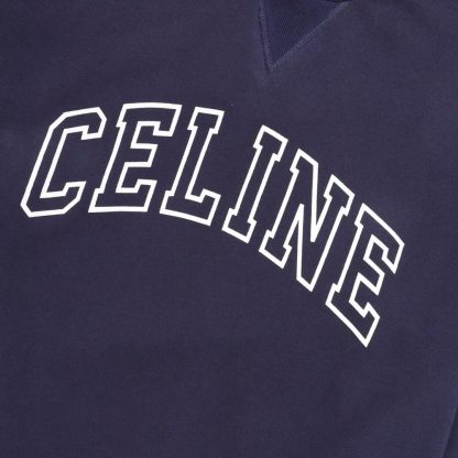 Celine Women Loose Sweatshirt in Cotton Fleece 2Y05G670Q - 图片 6