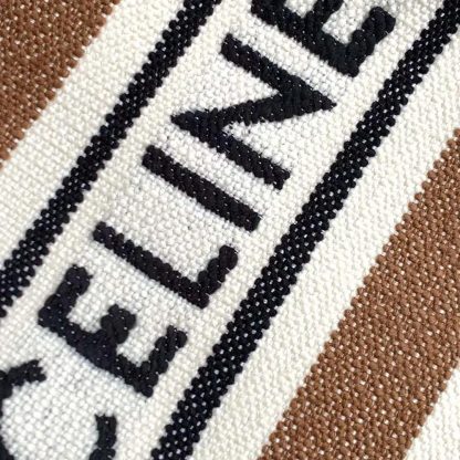 Celine Women Bucket 16 Bag in Striped Textile with Celine Jacquard - 图片 8