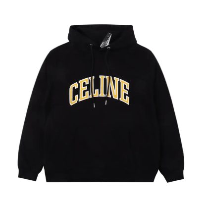 Celine Women Loose Hoodie in Cotton Fleece 2Y75F670Q - 图片 2
