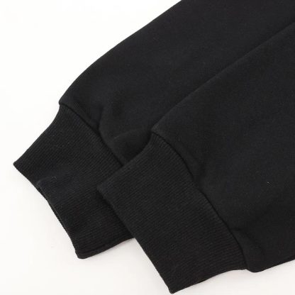 Celine Women Loose Hoodie in Cotton Fleece-Black 2Y468670Q - 图片 6