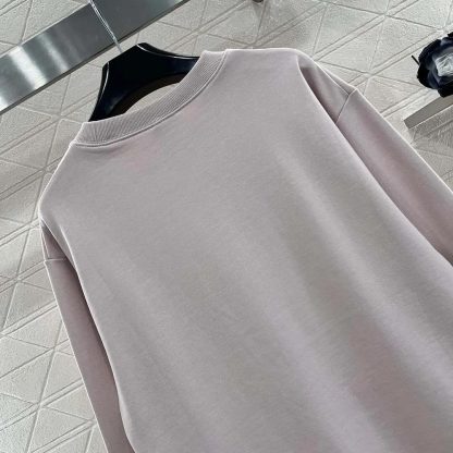 Celine Men Oversized Celine Sweatshirt in Cotton Fleece 2Y64G510Z - 图片 5