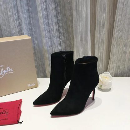 Christian Louboutin Women So Apostropha Booty 80 mm Low Boots-Black - 图片 3