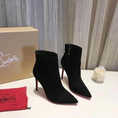 Christian Louboutin Women So Apostropha Booty 80 mm Low Boots-Black - 图片 2