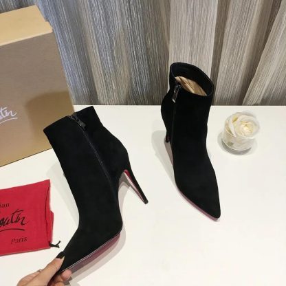 Christian Louboutin Women So Apostropha Booty 80 mm Low Boots-Black - 图片 6