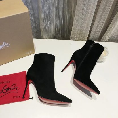 Christian Louboutin Women So Apostropha Booty 80 mm Low Boots-Black - 图片 5
