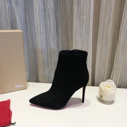 Christian Louboutin Women So Apostropha Booty 80 mm Low Boots-Black - 图片 8