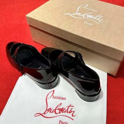 Christian Louboutin Women Sweet Jane Ballerinas Patent Calf Leather-Black - 图片 5