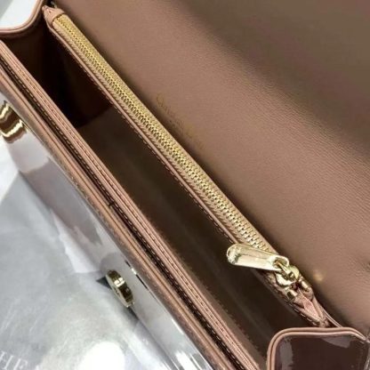 Dior Lady Dior Pouch Patent Cannage Calfskin-Sandy - 图片 9