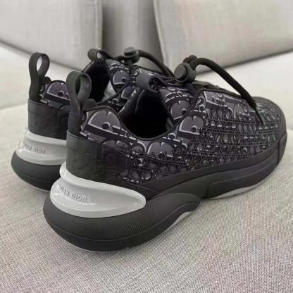 Dior Men B24 Sneaker Black Dior Oblique Technical Fabric - 图片 6