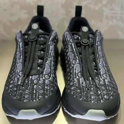 Dior Men B24 Sneaker Black Dior Oblique Technical Fabric - 图片 2