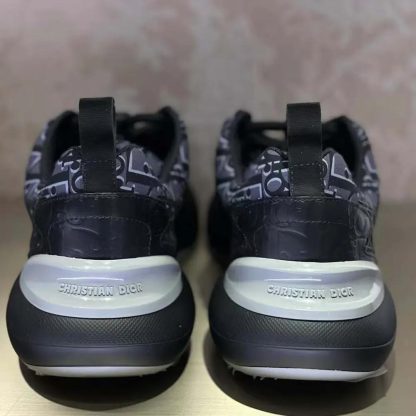 Dior Men B24 Sneaker Black Dior Oblique Technical Fabric - 图片 5