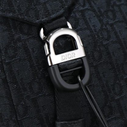 Dior Men Dior 8 Backpack with Flap Black Dior Oblique Jacquard - 图片 9