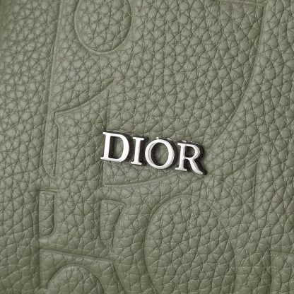 Dior Men Hit the Road Messenger Bag with Flap Khaki Dior Gravity Leather - 图片 8