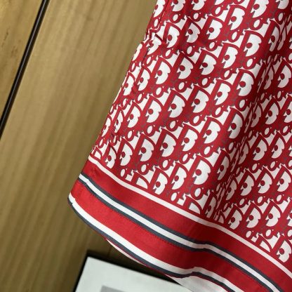 Dior Men Oblique Bermuda Shorts in Silk Twill - 图片 8