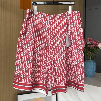 Dior Men Oblique Bermuda Shorts in Silk Twill - 图片 2